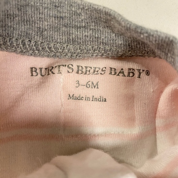 Burt’s Bees Organic Cotton Zippered Footed Sleeper - Picture 3 of 6